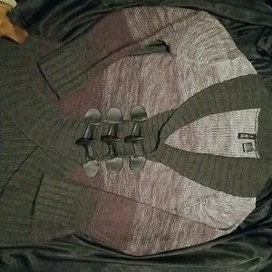 Boy Meets Girl Purple Sweater